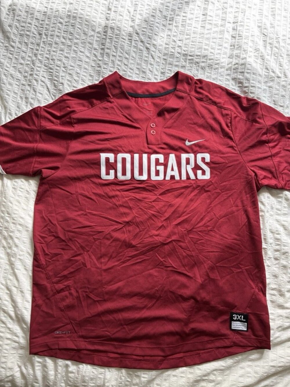 Nike Washington State Cougars Dri-FIT Polo Shirt Men's 3XL Red